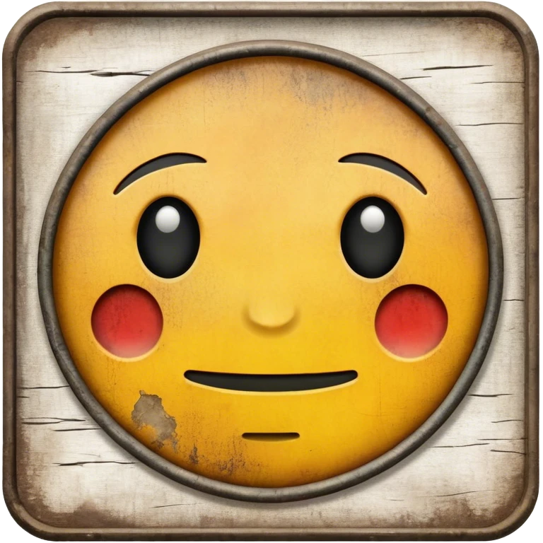 Writing of the words shows over  emoji