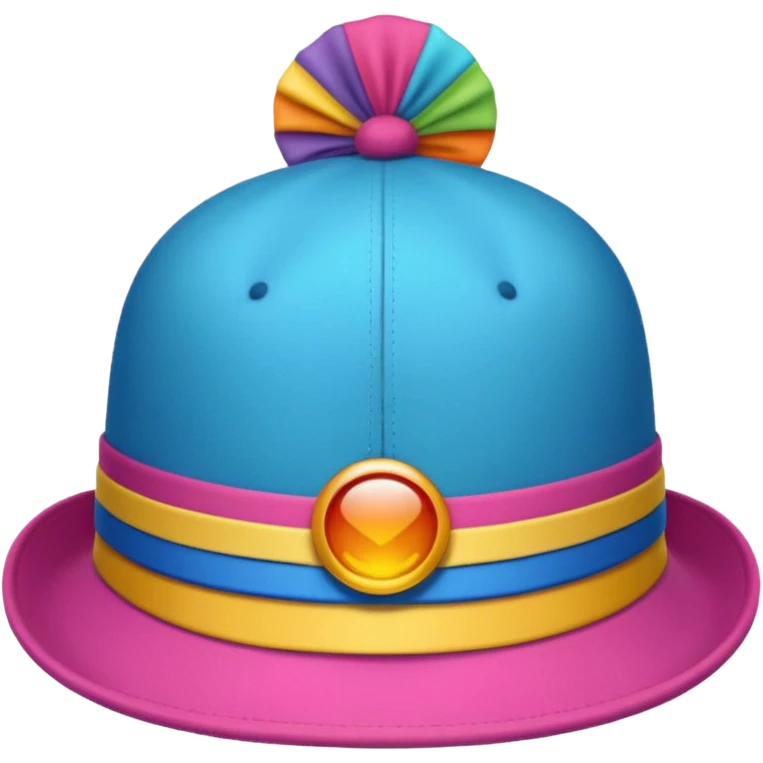 colorful hat emoji