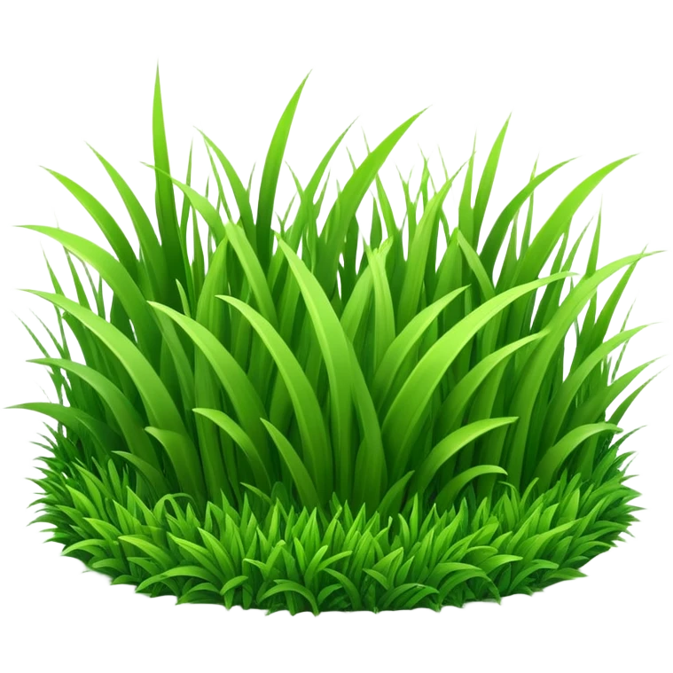 generate realistic grass in 3d style emoji