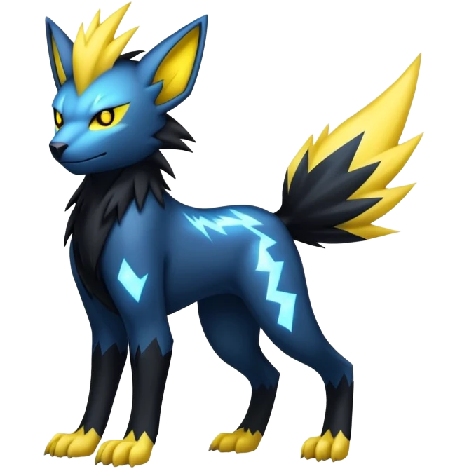 Manectric-Luxray-hybrid-creature emoji