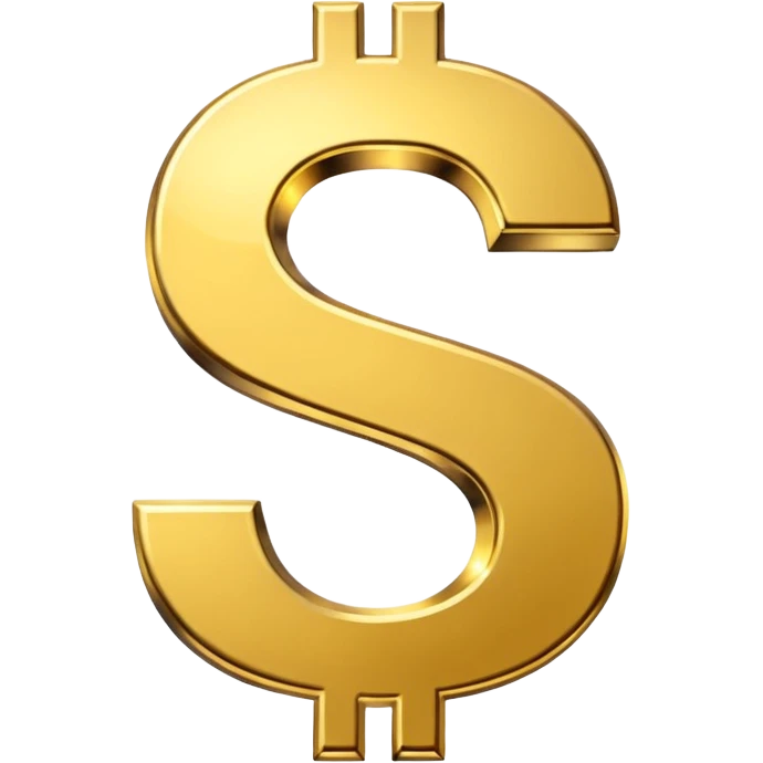 $ dollar symbol emoji