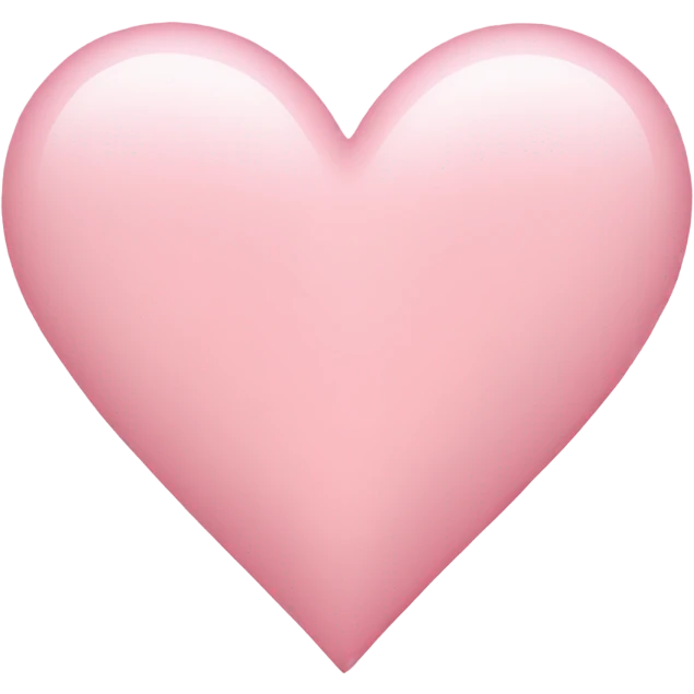 light pink heart emoji
