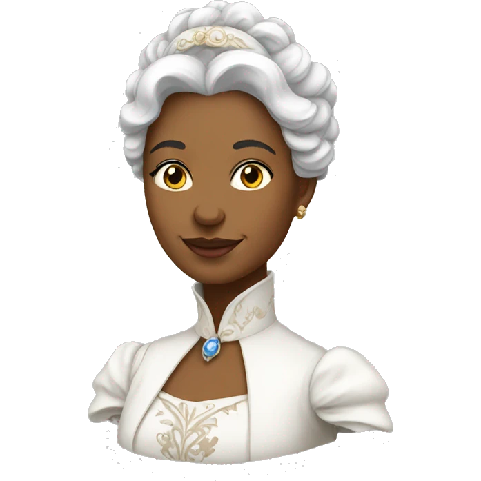 noble lady white emoji