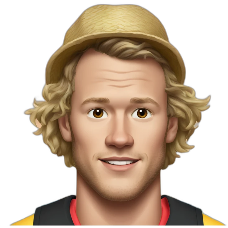 Jonathan Toews as beach bum emoji