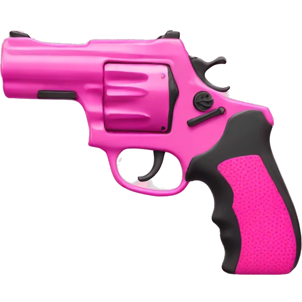 Pink gun emoji