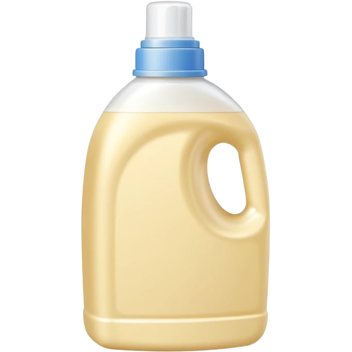 detergent bottle, cream colored, small white cap emoji