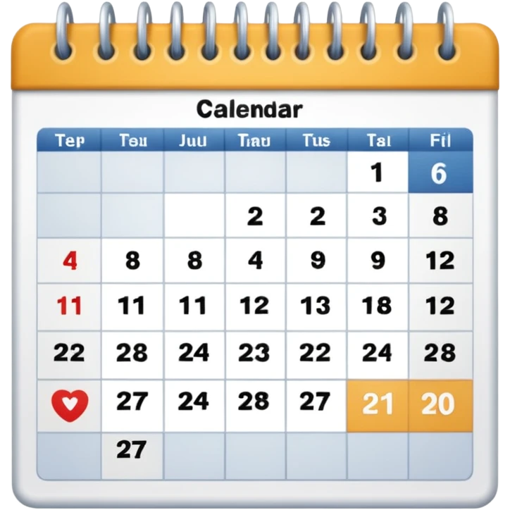 calendar emoji