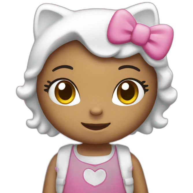 Hello kitty emoji