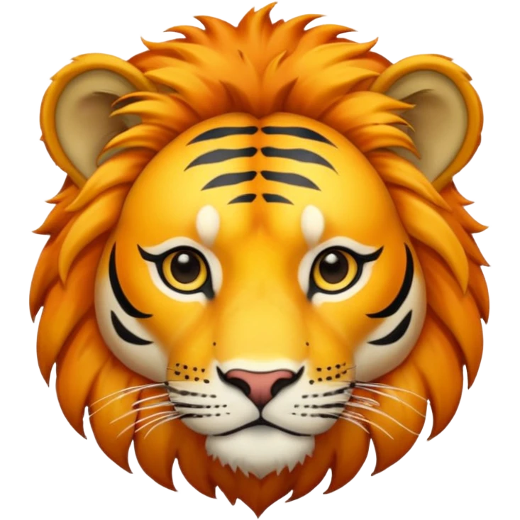 lion/tiger combination emoji