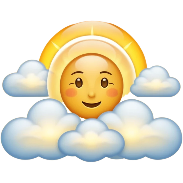 "Create a warm emoji representing morning spiritual awakening. Golden sunrise rays, soft light beams, peaceful clouds, or spiritual symbols like crosses, crescents, or light. No human figures - focus on light, warmth, and divine energy." emoji