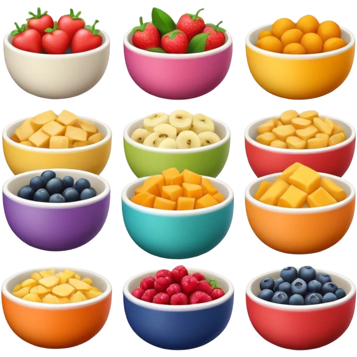 Foods in Bowls emoji
