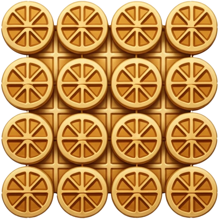 Crispy waffle rolls emoji