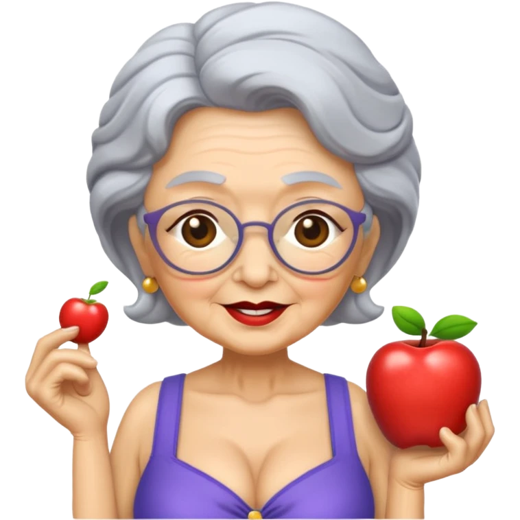 Sexy granny emoji