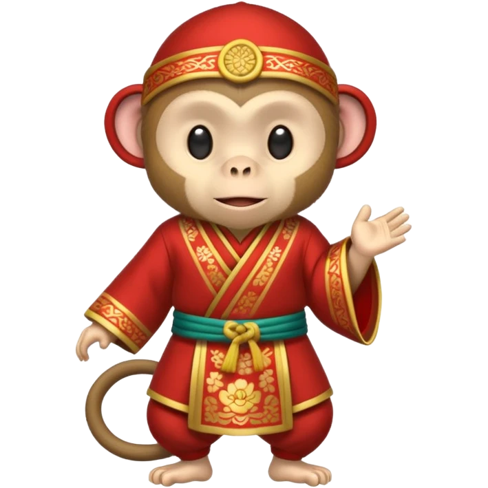 asian  tradationals clothe   monkey emoji