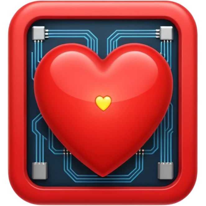 internet security heart emoji