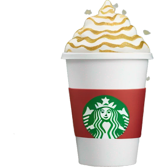 Starbucks holiday cup emoji