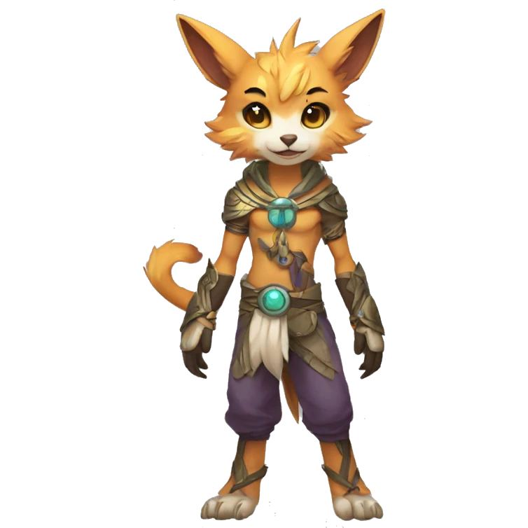 Anthro cool cute kawaii LiLaiRa-Vernid-Fakémon Full Body emoji
