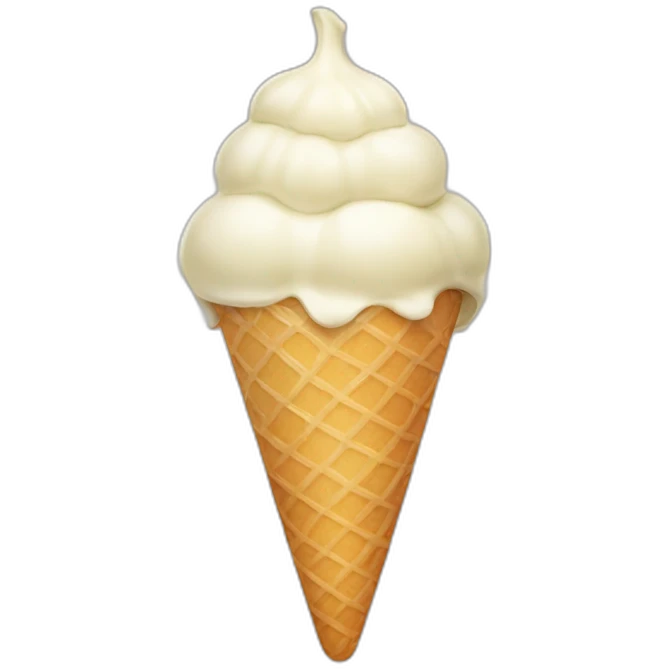 garlic-ice-cream emoji