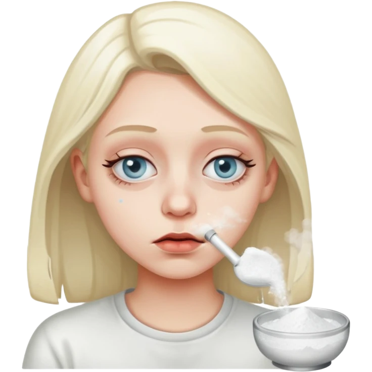 nose beers. metaphor for snorting cocaine emoji
