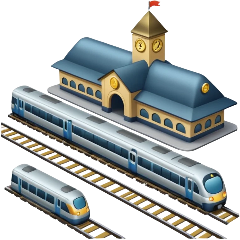 train station emoji