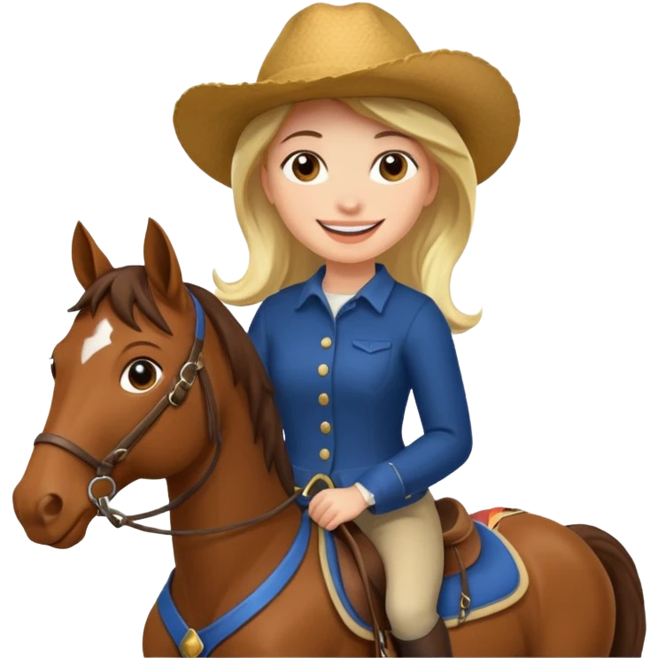 women on horse emoji