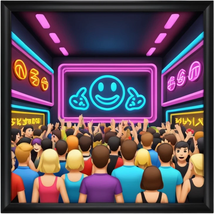 night club loca emoji