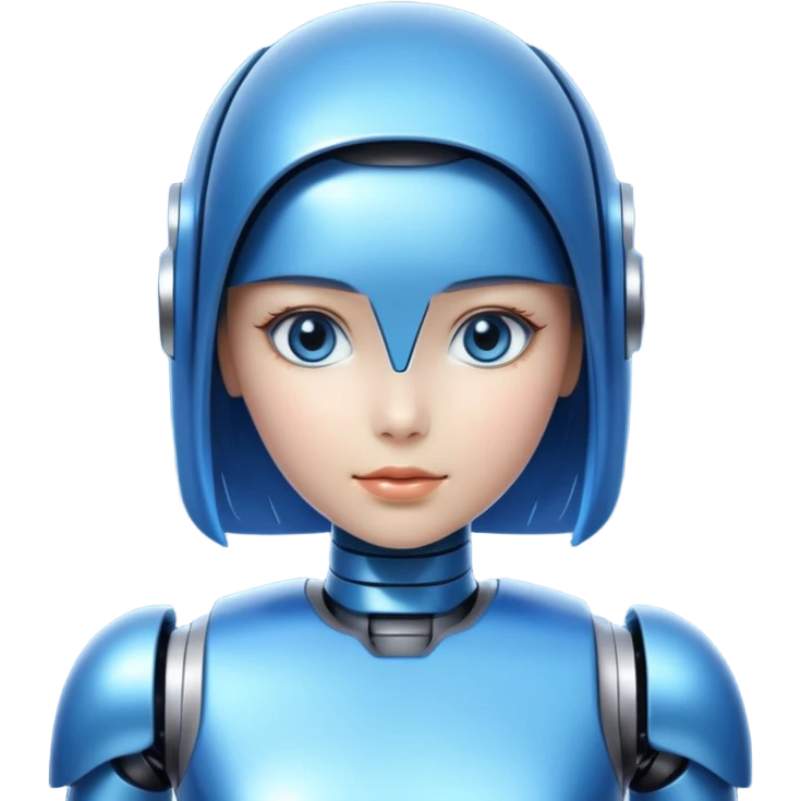 girl ai robot emoji