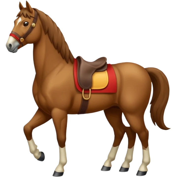 High resolution of A horse emoji