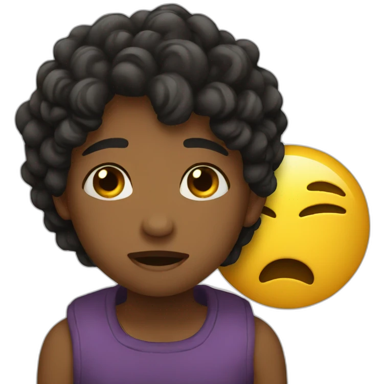 Love and cry emoji