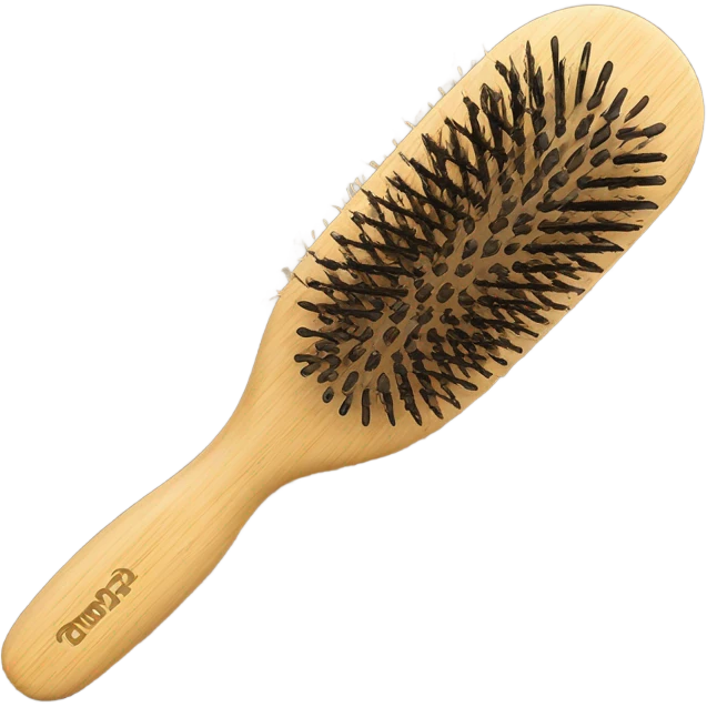 Bamboo hair brush emoji