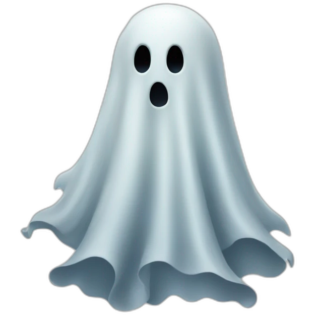 ghost who thinks emoji