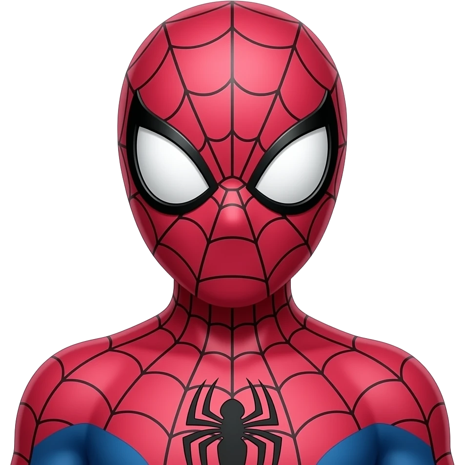 Create a pink spiderman emoji