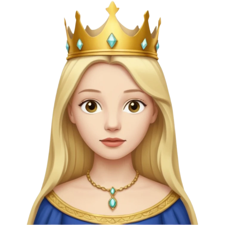 Elizabeth Woodville is the queen of York and looks like a blonde Rebecca Ferguson emoji