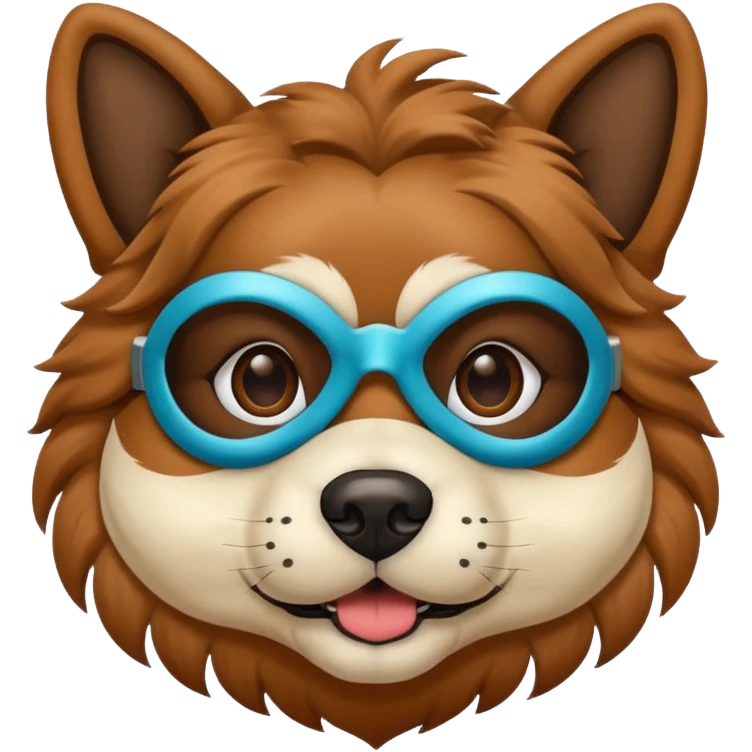 Dog with mask emoji