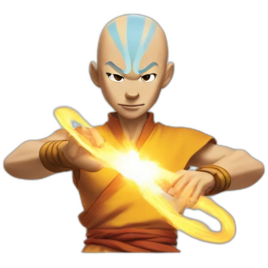 Aang bending air emoji