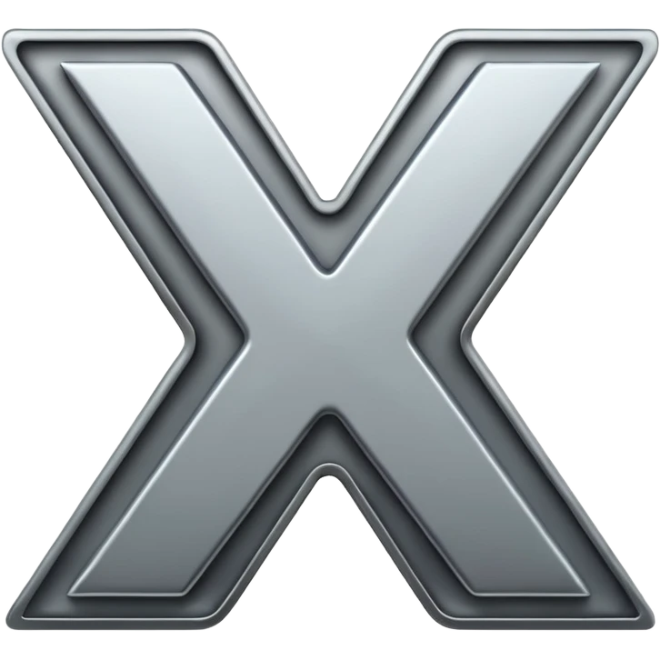 Letter X wins emoji