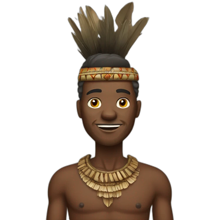 Zulu man emoji