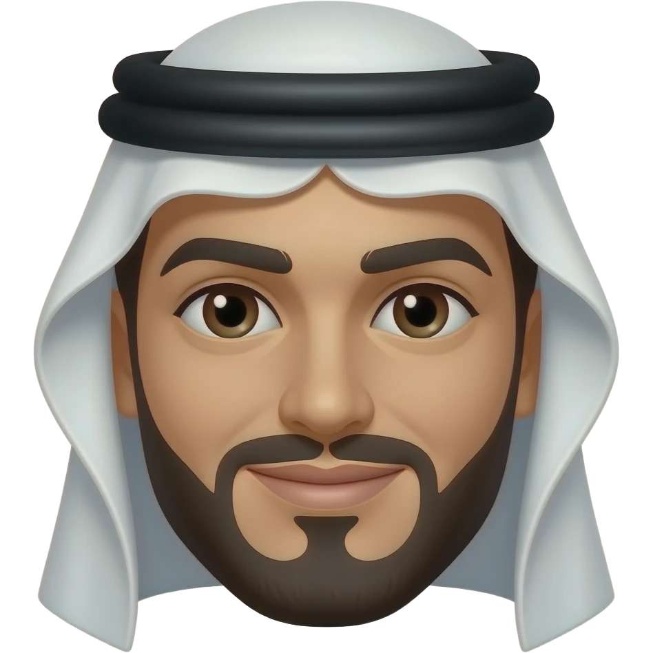 Es rostro de árabe emoji