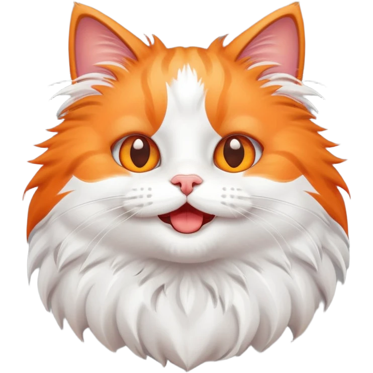 Happy cat emoji