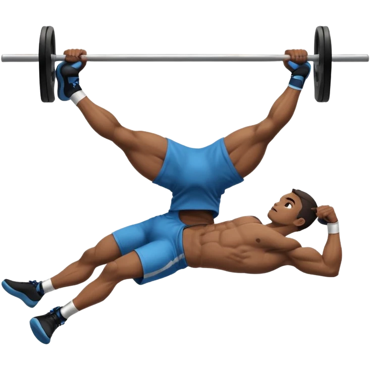 Calisthenics front lever emoji