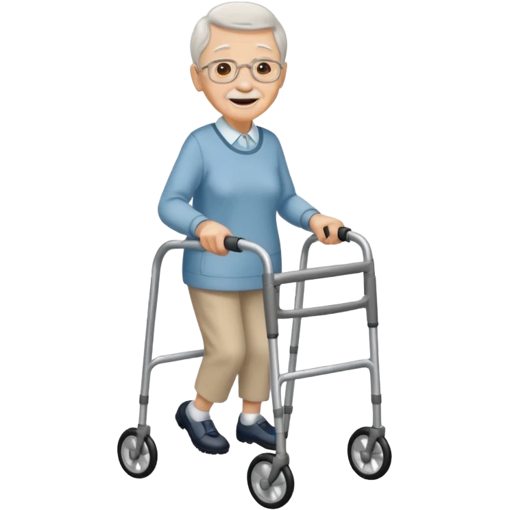 walker for old people emoji