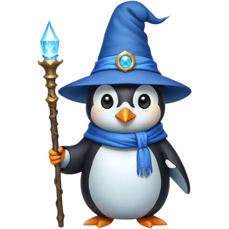 Penguin Wizard emoji
