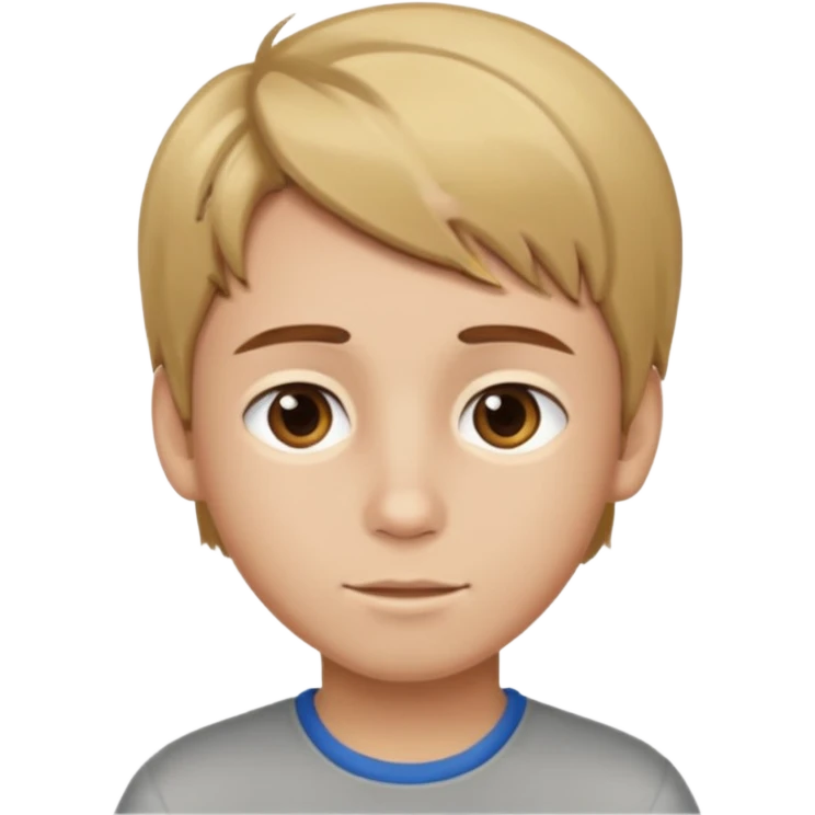 Je veux un garçon qui est brun et qui a des mèches blondes au cheveux emoji