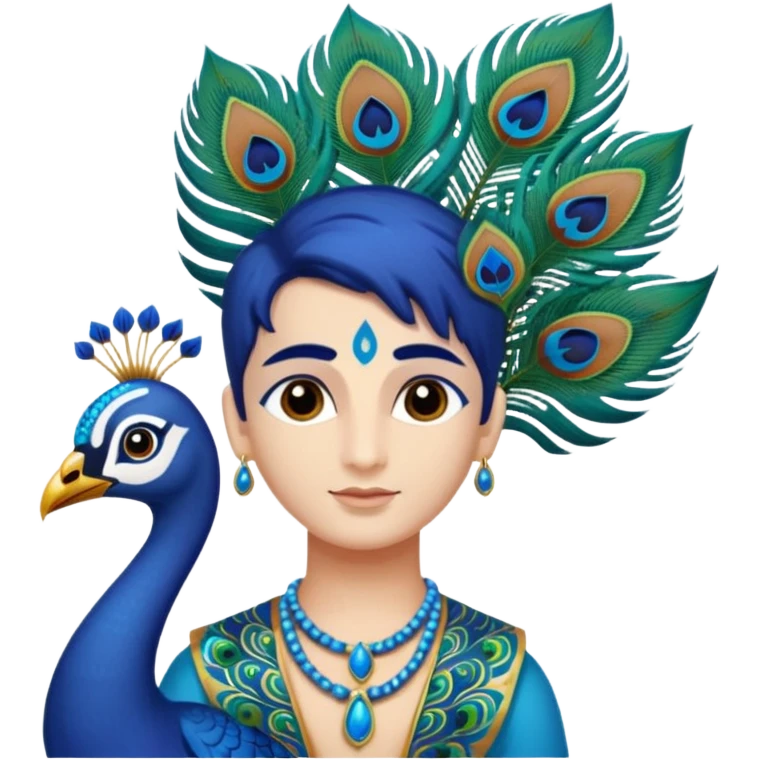Krishna feather emoji