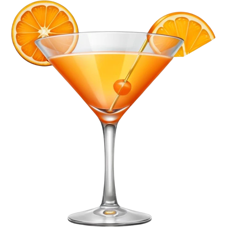 orange martini emoji