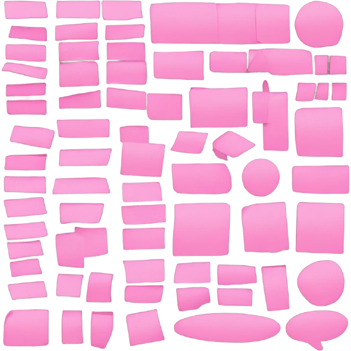 Pink tabs emoji