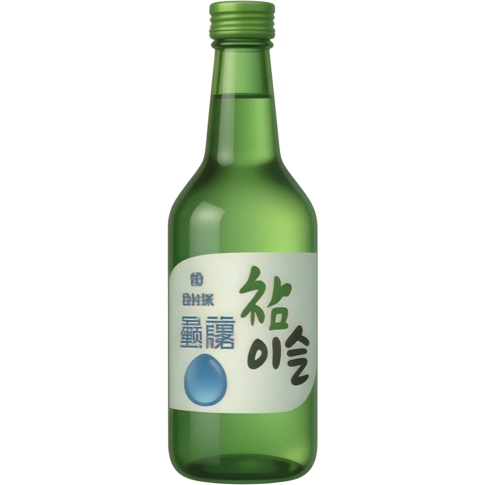 Butelka soju emoji