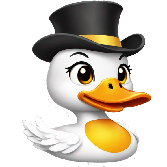 Sassy duck emoji