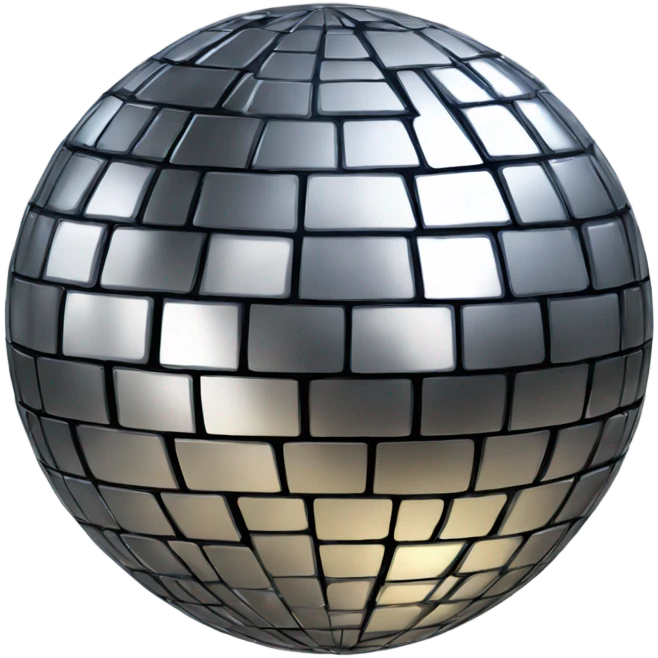 Dancing disco ball emoji