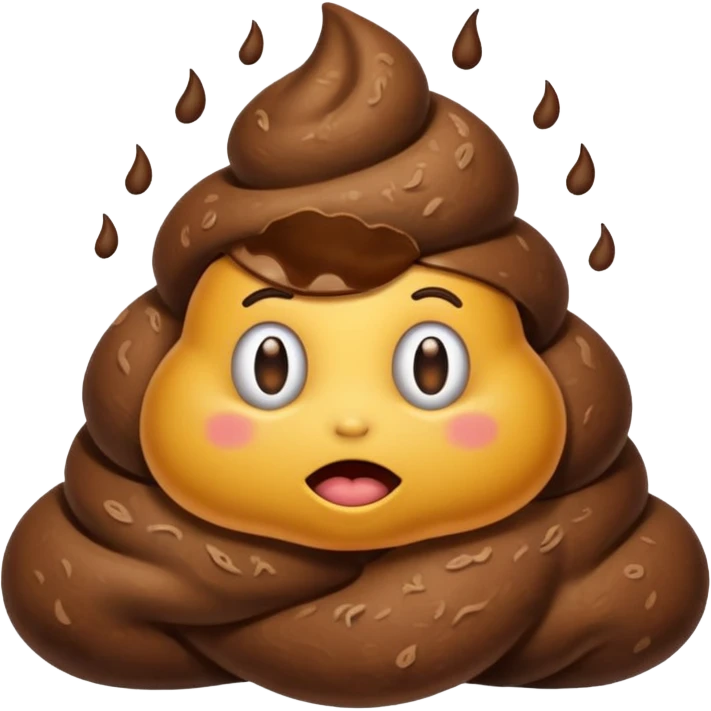 Smelly poop emoji